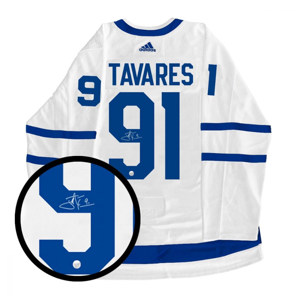Men's Adidas John Tavares Blue Toronto Maple Leafs Home Authentic Player Jersey
