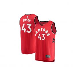 Pascal Siakam Toronto Raptors Fanatics Branded Youth 2020/21 Fast Break Player Jersey – Red - Icon Edition